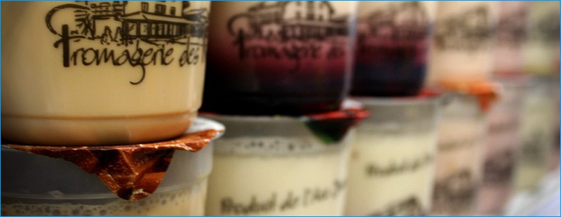Yogurts fromagerie des Reussilles